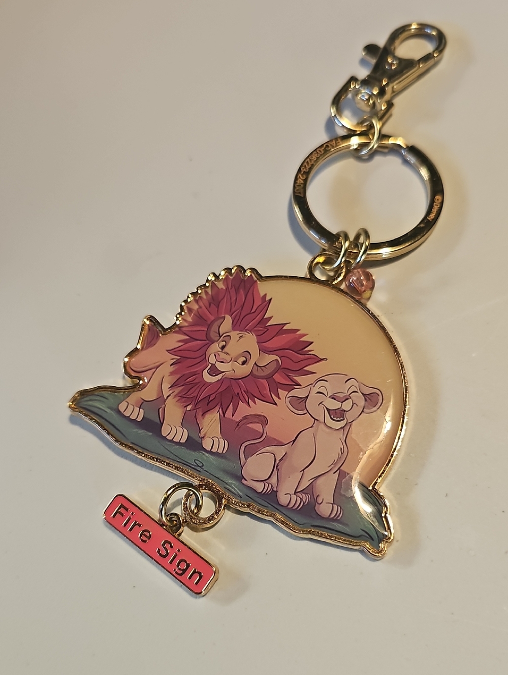 Disney Lion King Zodiac Keychain Charm